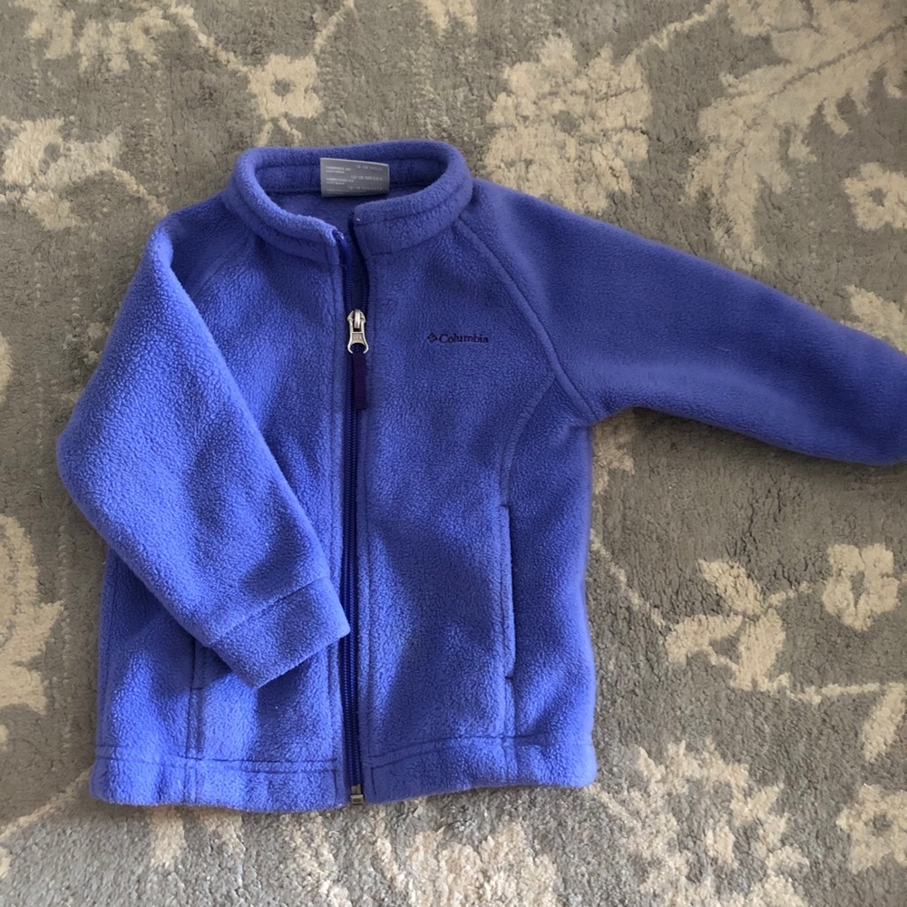 Little girl fleece Columbia coat